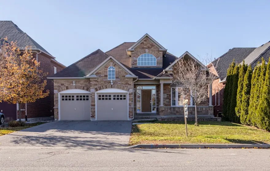An ordinary two-storey suburban house